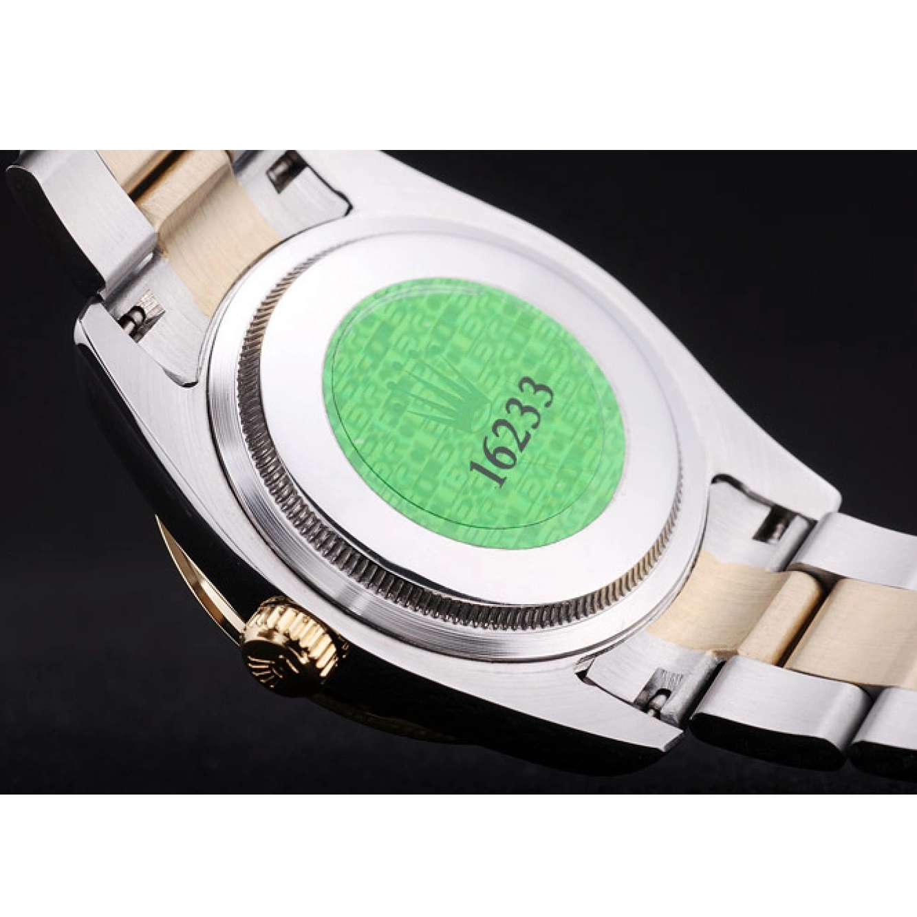 MiroTime 0807 Rolex Datejust Diamond Bezel Black Dial 7463